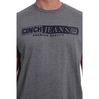 Cinch Men's S/S Tee Shirt - Heather Grey #4
