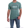 Cinch Men's S/S Tee Shirt - Heather Green
