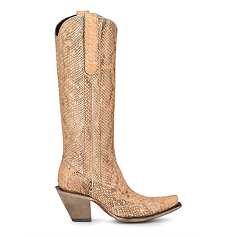 Corral Women's Nude Python Tall Boots #2