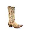 Corral Ladies Saddle Full Nopal Cactus Embroidery & Studs Boots