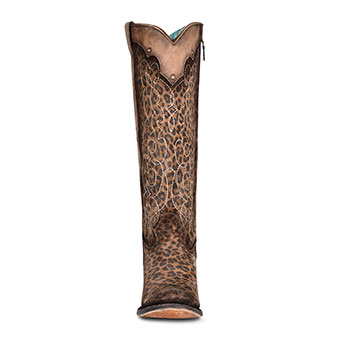 Corral Women's Leopard Print Tall Boots #3