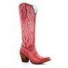 Corral Women's Embroidery Tall Top Round Toe Boot - Red