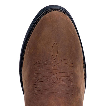 Laredo Men's Paris Leather R Toe Boots - Tan #6