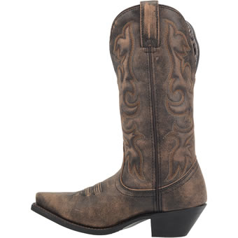 Laredo Women's Access Western Boots - Black/Tan #3