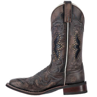 Laredo Women's Spellbound Western Boots - BlackTan #3
