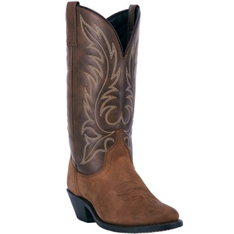 Laredo Women's Kadi Western Boots - Tan Distressed #1
