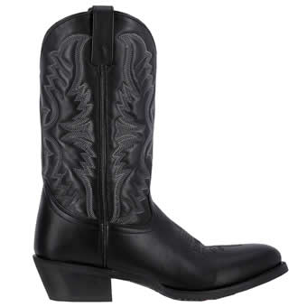 Laredo Men's Birchwood Leather R Toe Boots - Black #4