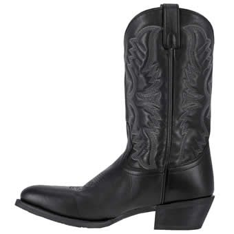 Laredo Men's Birchwood Leather R Toe Boots - Black #5