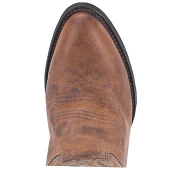 Laredo Men's Birchwood Leather R Toe Boots - Tan #7