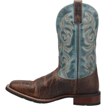Laredo Men's Bisbee Boots - Brown/Blue #2