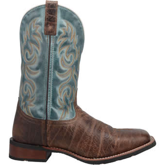 Laredo Men's Bisbee Boots - Brown/Blue #3