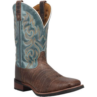 Laredo Men's Bisbee Boots - Brown/Blue