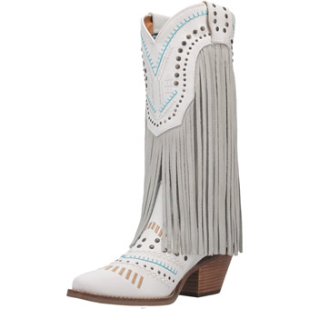 Dingo Women's Gypsy Boots - White #8
