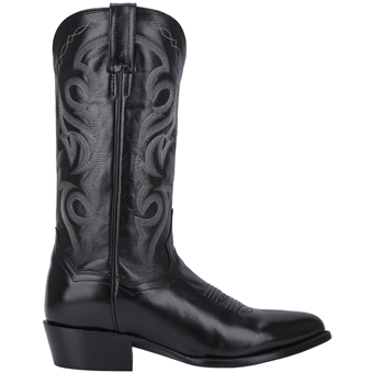 Dan Post Men's Milwaukee Leather R Toe Western Boots - Black #2