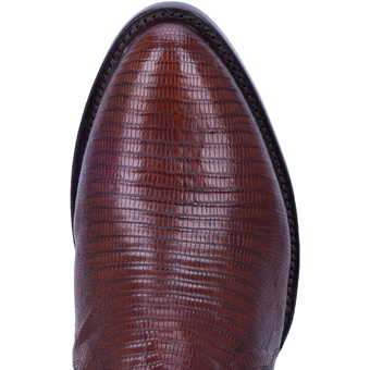 Dan Post Men's Winston R Toe Lizard Western Boots - Italian Tan #6