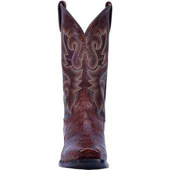Dan Post Men's Bayou Caiman Tail Western Boots - Brass #5
