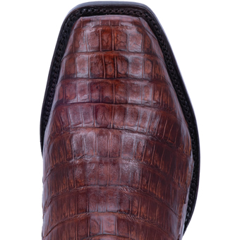 Dan Post Men's Bayou Caiman Tail Western Boots - Brass #6