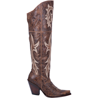 Dan Post Women's Jilted Tall Leather Boots - Brown #2