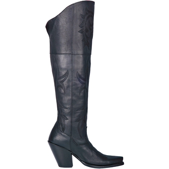 Dan Post Women's Jilted Tall Leather Boots - Black #2