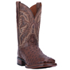 Dan Post Cowboy Certified Alamosa Full Quill Ostrich Boots - Chocolate