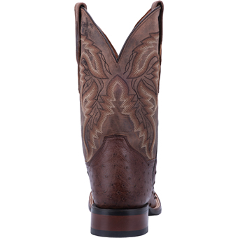 Dan Post Cowboy Certified Alamosa Full Quill Ostrich Boots - Chocolate #4