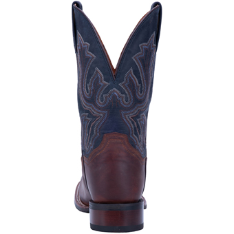 Dan Post Men's Cowboy Certified Winslow Boots - Dark Brown/Blue #4