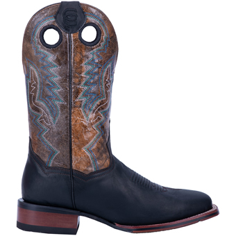 Dan Post Men's Cowboy Certified Deuce Boots - Black/Brown #2