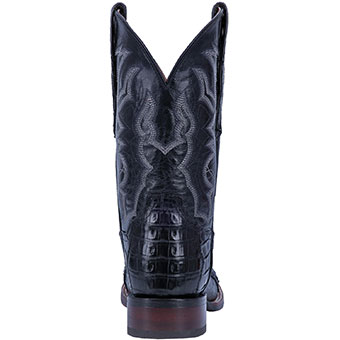 Dan Post Cowboy Certified Men's Kingsly Caiman Belly Western Boots - Black #5
