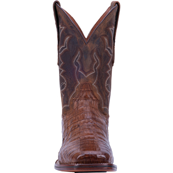 Dan Post Cowboy Certified Men's Kingsly Caiman Belly Western Boots - Apache/Chocolate #5