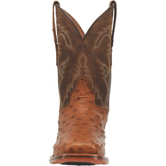 Dan Post Cowboy Certified Alamosa Full Quill Ostrich Boots - Bay Apache #4