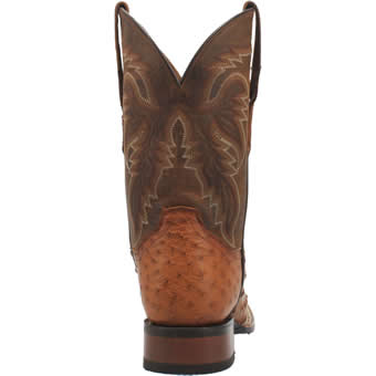 Dan Post Cowboy Certified Alamosa Full Quill Ostrich Boots - Bay Apache #6
