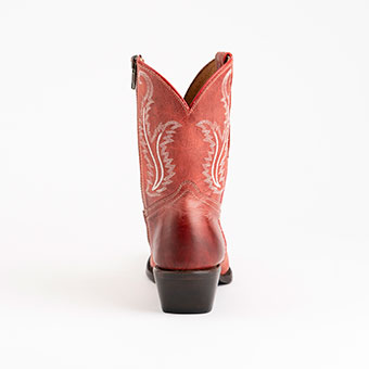 Ferrini Ladies Molly Ankle Zip Boot - Red #4