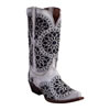 Ferrini Ladies Mandala V Toe Boots - White