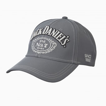 Jack Daniel's Old No 7 Brand Polyester Ball Cap - Grey #1