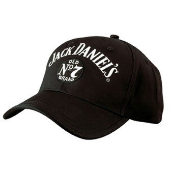 Jack Daniel's Old No 7 Brand Ball Cap w/Velcro - Black #1
