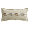 Embroidered Linen Pillow