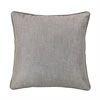 Solid Taupe Linen Euro Sham