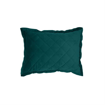 Velvet Diamond Quilted Boudoir Pillow - 6 Colors