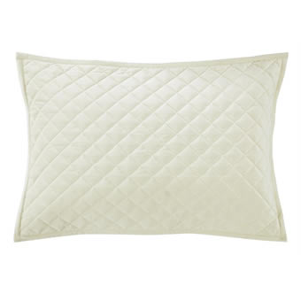 Velvet Diamond Quilted Pillow Shams - 6 Colors #3