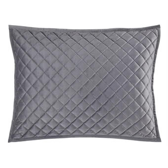Velvet Diamond Quilted Pillow Shams - 6 Colors #5