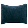 Stonewashed Cotton Quilted Velvet Pillow Sham - 9 Colors