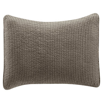 Stonewashed Cotton Quilted Velvet Pillow Sham - 9 Colors #5