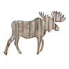 Moose Cut Out Rustic Wall Hanging