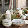 Clearwater Pines 19-Piece Dinnerware & Canister Set