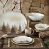 Clearwater Pines 21-Piece Dinnerware & Canister Set