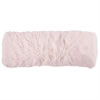 Mongolian Faux Fur Lumbar Pillow - Blush