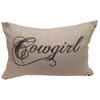 Linen Cowgirl Pillow
