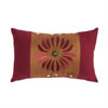 Embroidered Sunburst Lumbar Pillow
