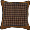 Ocala Corduroy, Plaid & Leather Pillow w/ Conchos
