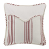 Bandera Striped Envelope Pillow - Red/Vintage White